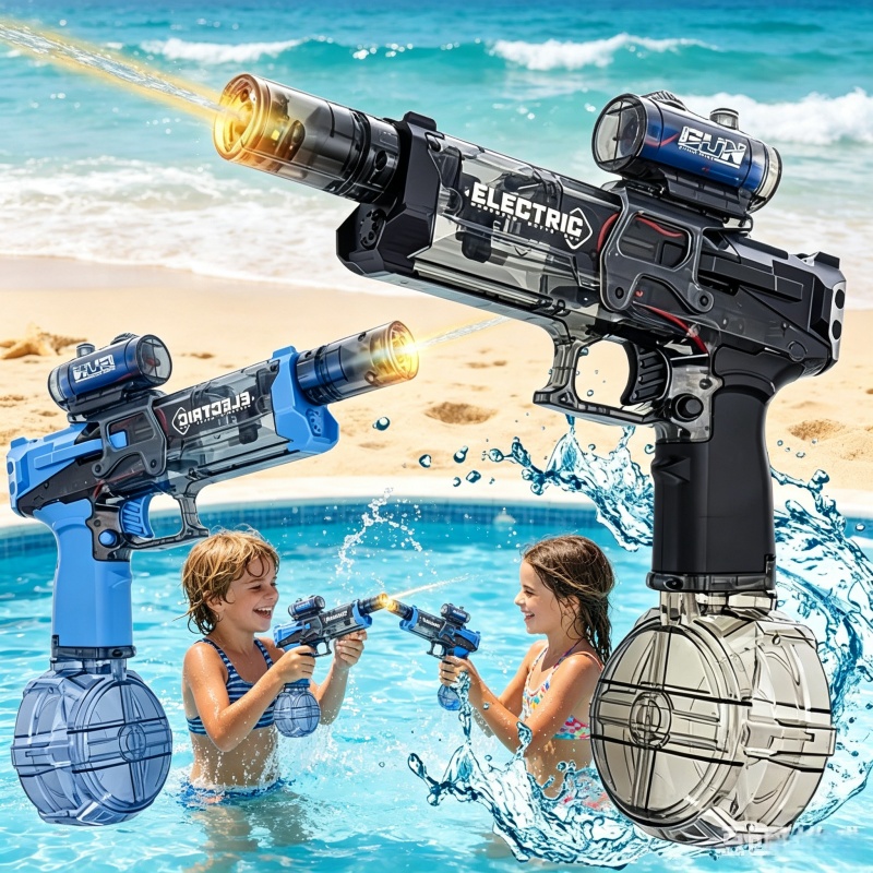 Water Gun Soaker - Pistol Air Listrik Tembak Terus-Menerus untuk