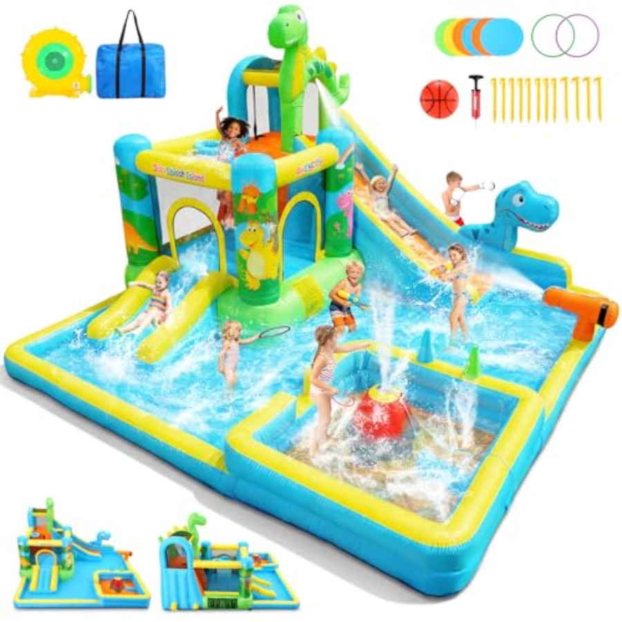 Kids Outdoor Bounce House - Perosotan air tiup untuk halaman belakang: