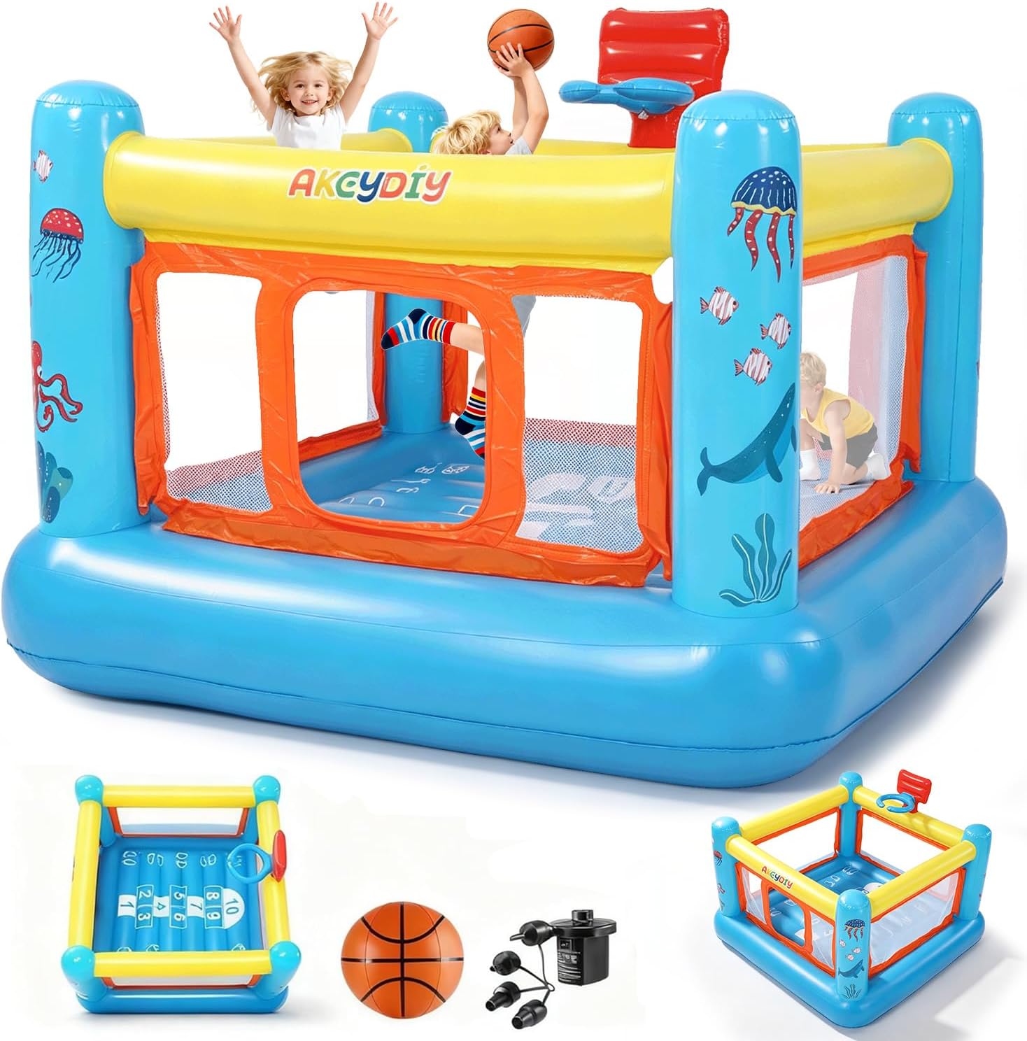 Kids Outdoor Bounce House - Rumah Loncat, Rumah Loncat Tiup PVC