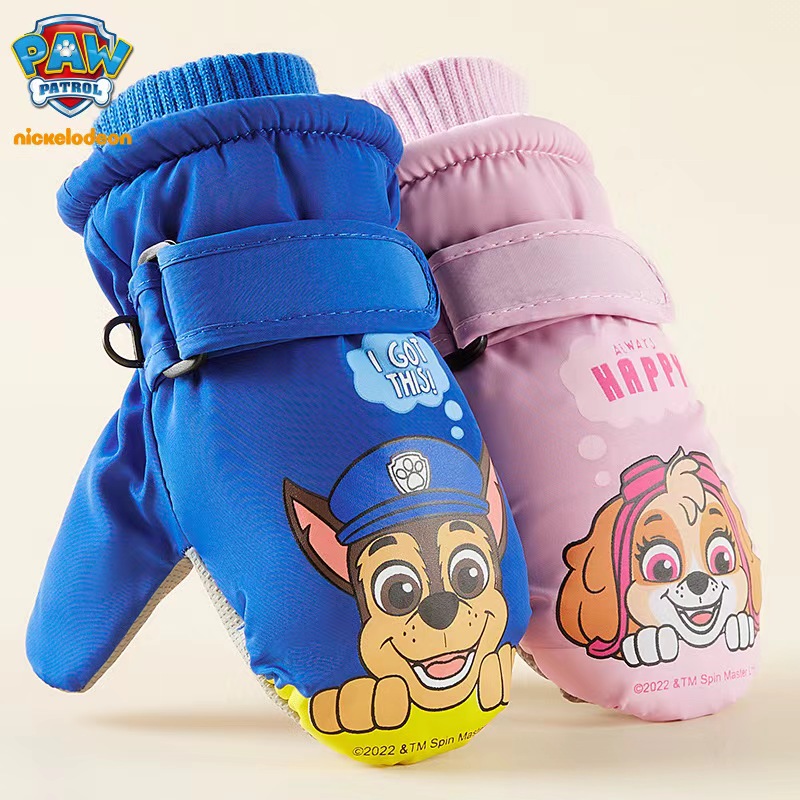 Kids Outdoor Gloves - Sarung tangan Ski anak-anak antiangin asli