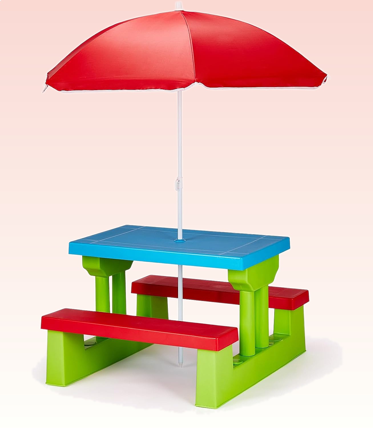 Kids Outdoor Table With Umbrella - Meja Piknik Anak JOYMOR dengan Payung,