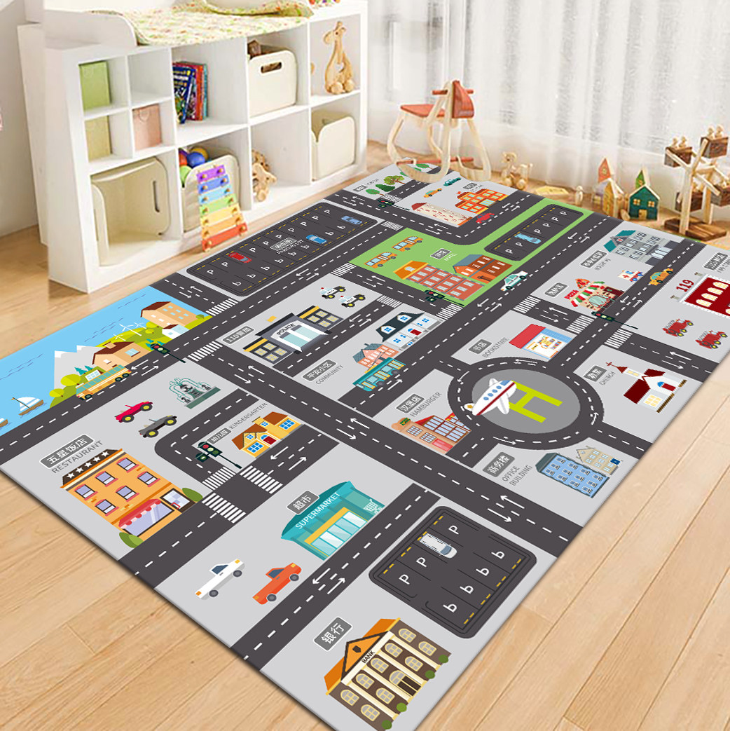 Kids Outdoor Mat - Karpet Bermain Anak Peta Jalan Kota