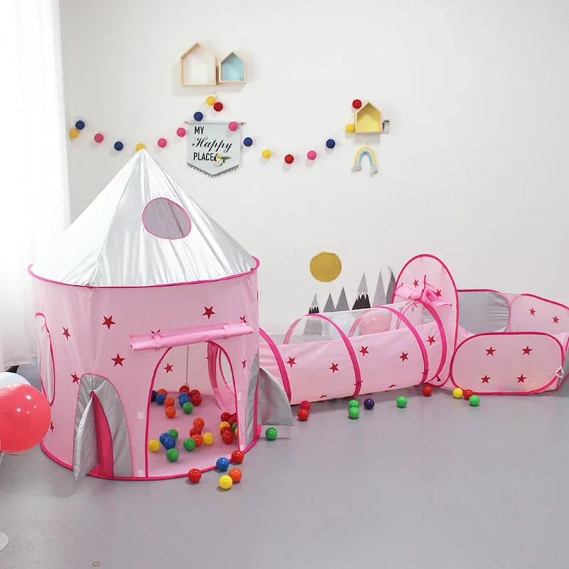 Kids Outdoor Yurt - Tenda Kapsul Ruang Portabel 3 Dalam