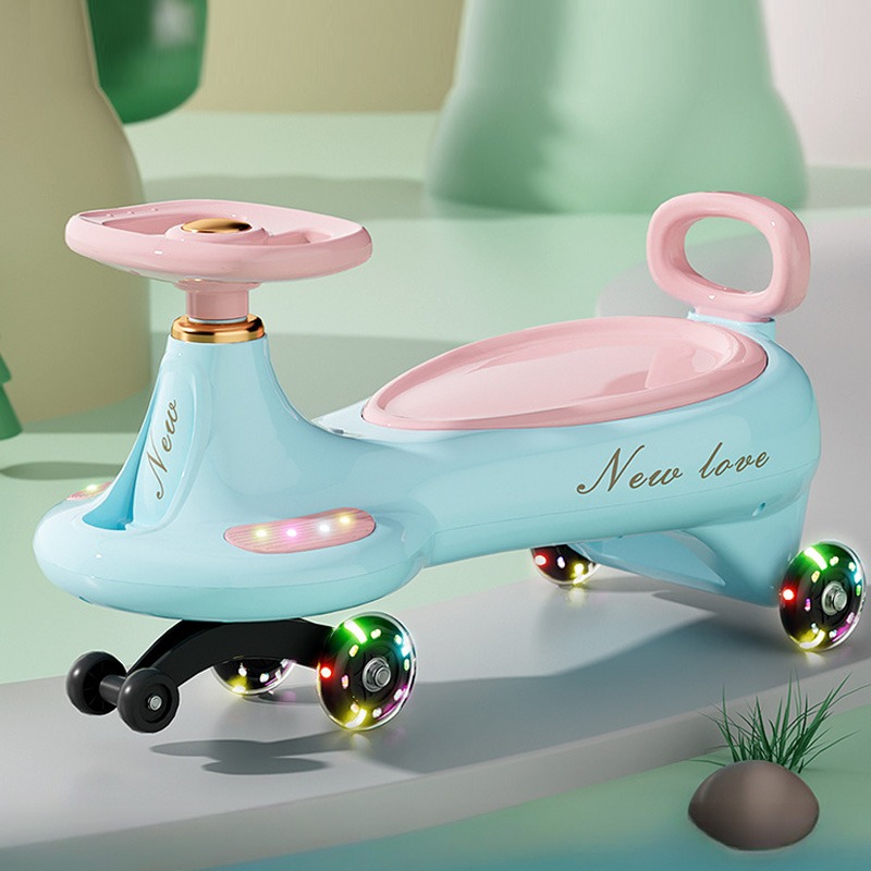 Kids Outdoor Entertainment - Mobil Goyang Anak Lucu Anti-Tip dengan