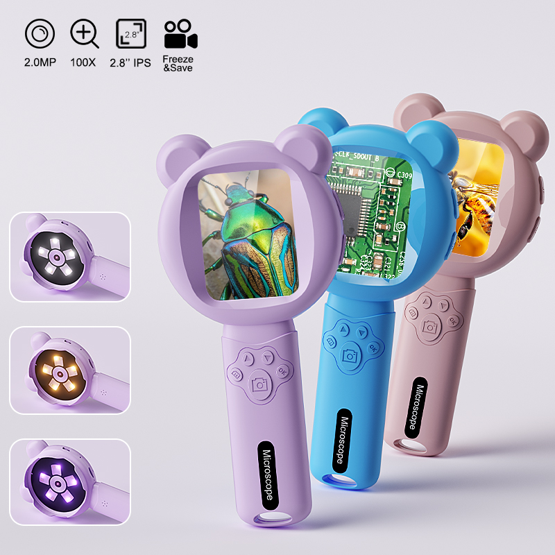 Kids Outdoor Videos - Kaca Pembesar Digital Anak-anak Layar 2,8''
