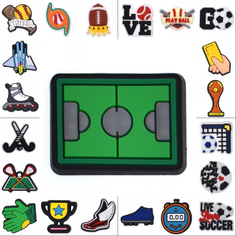 Kids Outdoor Hockey Set - 10 Buah Sepatu Bakiak Taman Gesper