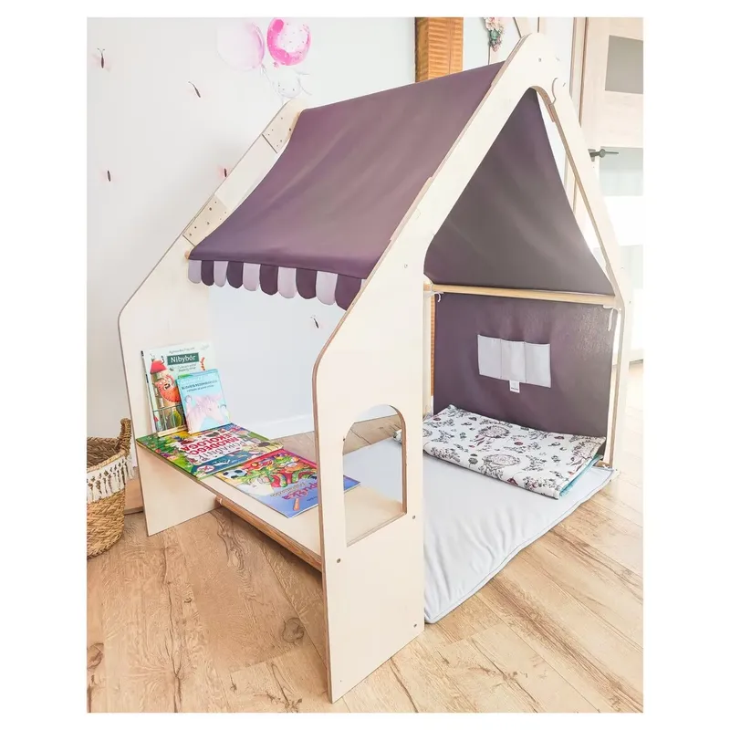 Kids Outdoor Doll House - Rumah Boneka Kayu Set Permainan Luar