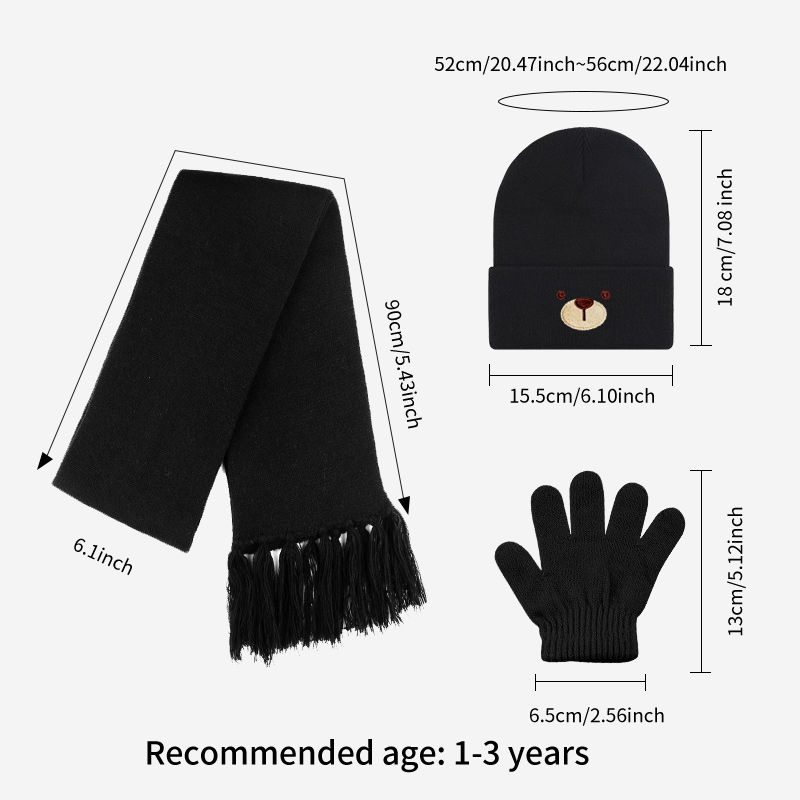 Set Rajutan Anak 3PC 1‑3T Berg - Kids Outdoor Gloves ulasan dan harga