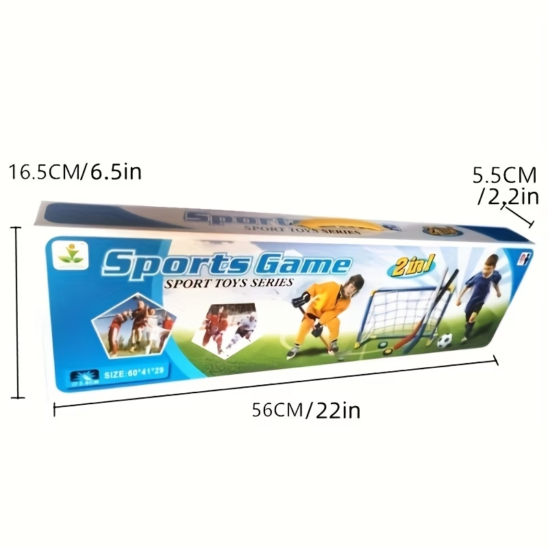 Set Gawang Hoki & Sepak Bola 2 - Kids Outdoor Hockey Set ulasan dan harga