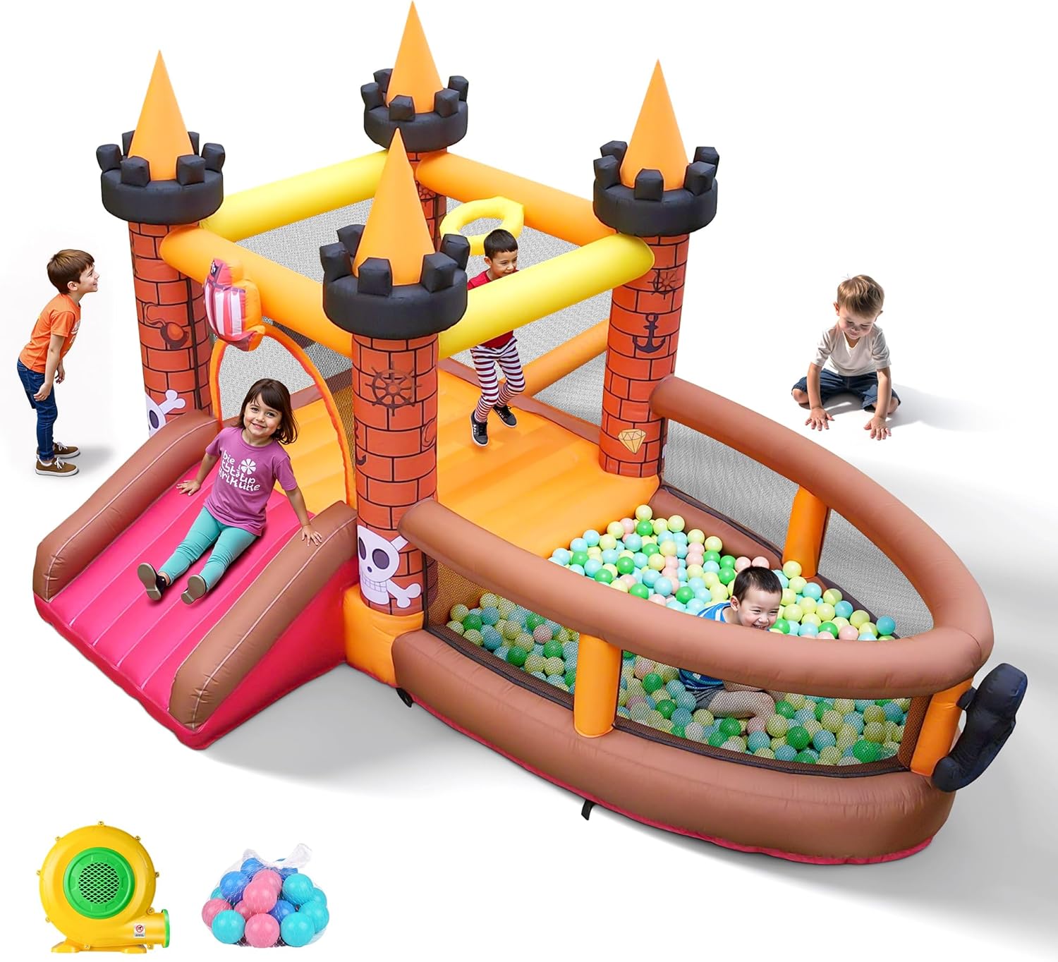 Rumah Loncat Tiup untuk Anak U - Kids Outdoor Bounce House ulasan dan harga