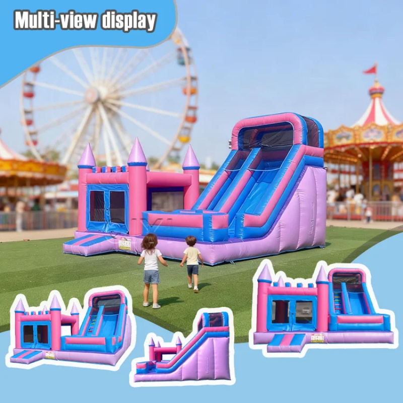 Rumah Loncat Komersial Warna-w - Kids Outdoor Bounce House ulasan dan harga