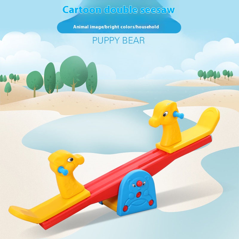 Mainan papan jungkit hewan ger - Kids Outdoor Entertainment ulasan dan harga