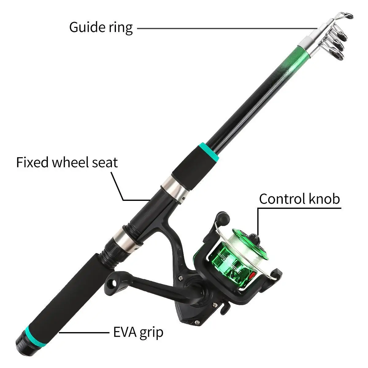 Joran Pancing Teleskopik 2-in- - Kids Outdoor Gear ulasan dan harga