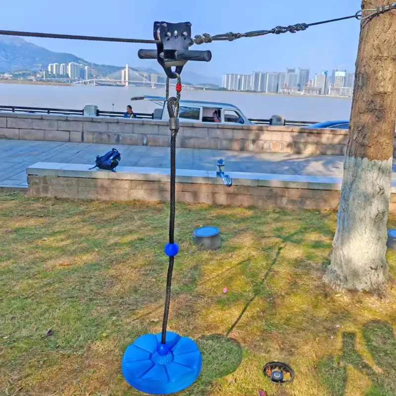 Peralatan Latihan Kebugaran Fi - Kids Outdoor Zipline ulasan dan harga