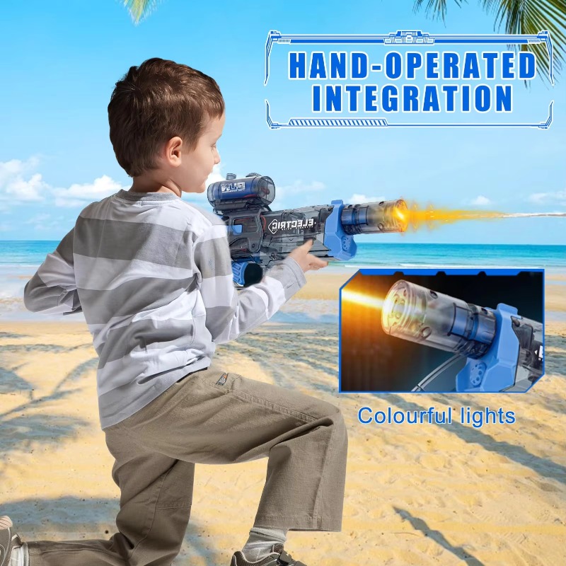 Pistol Air Listrik Tembak Teru - Water Gun Soaker ulasan dan harga