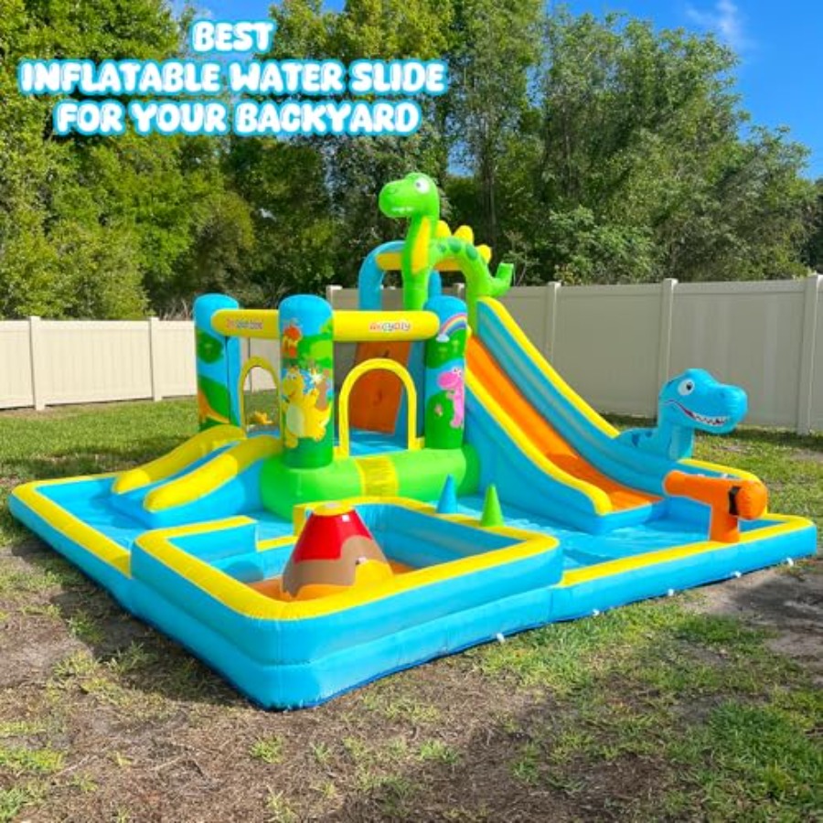 Perosotan air tiup untuk halam - Kids Outdoor Bounce House ulasan dan harga