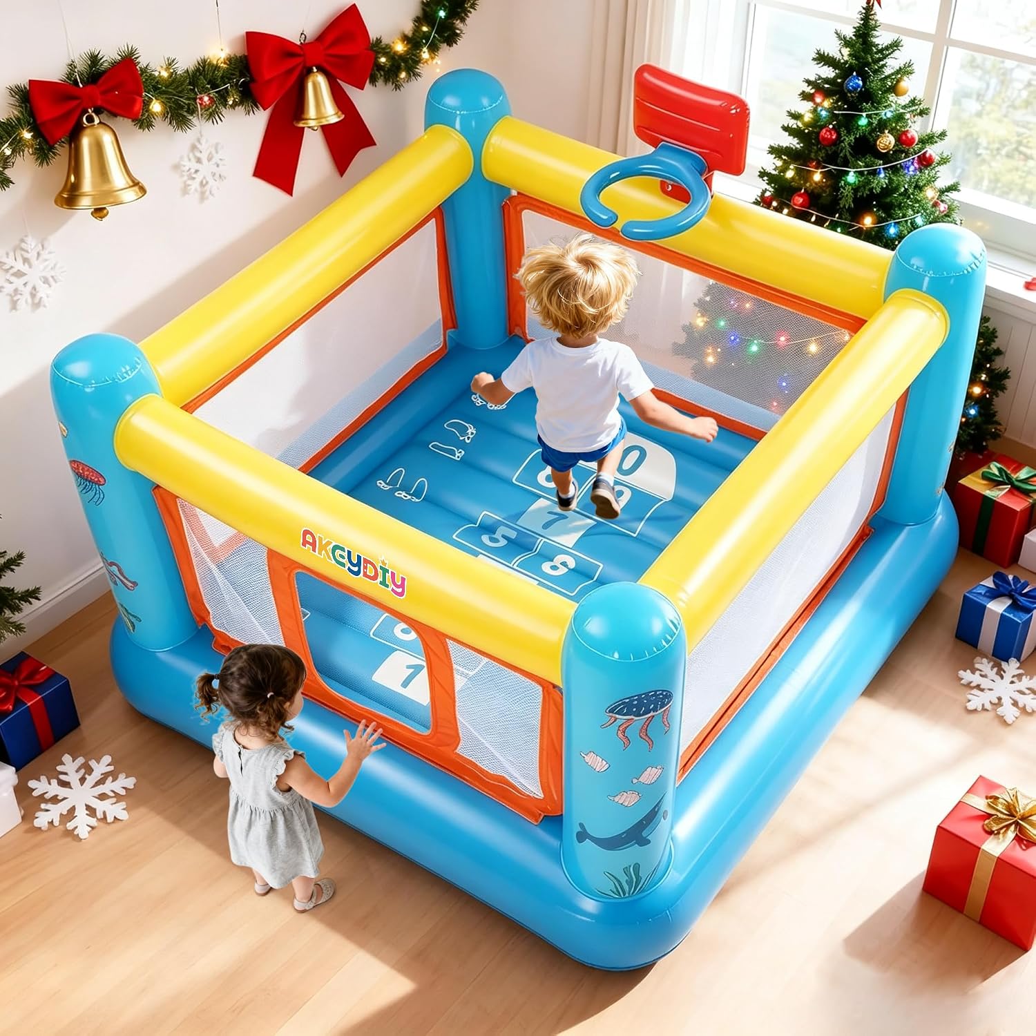 Rumah Loncat, Rumah Loncat Tiu - Kids Outdoor Bounce House ulasan dan harga