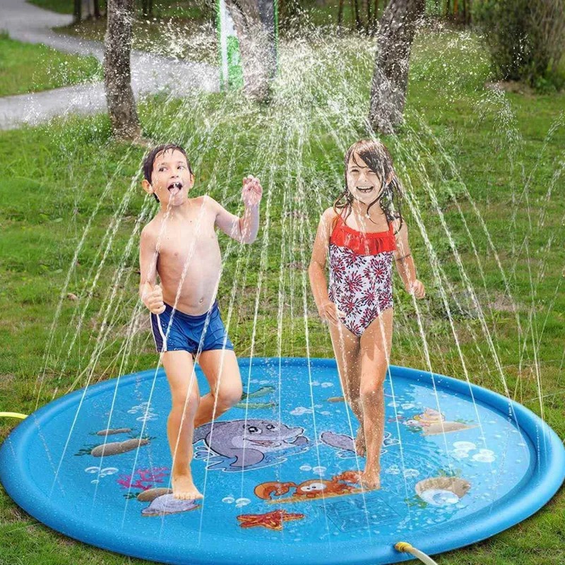 Kolam Percikan Air Mainan Lucu - Kids Outdoor Mat ulasan dan harga