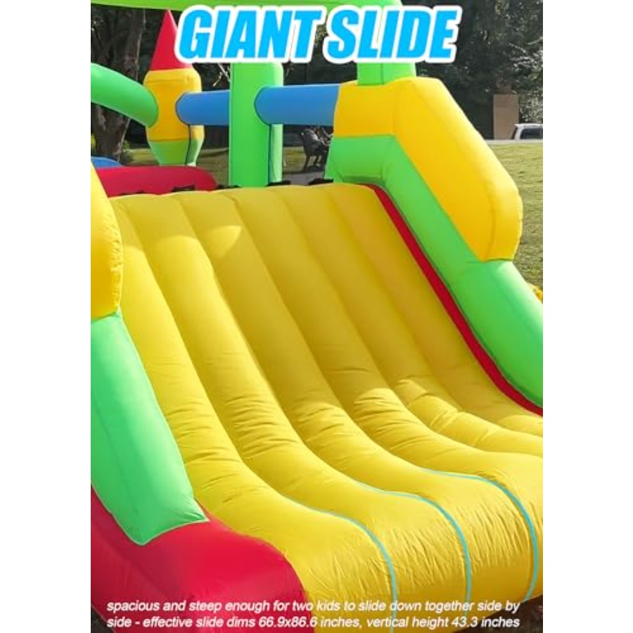 Rumah balon tiup luar ruangan  - Kids Outdoor Bounce House ulasan dan harga