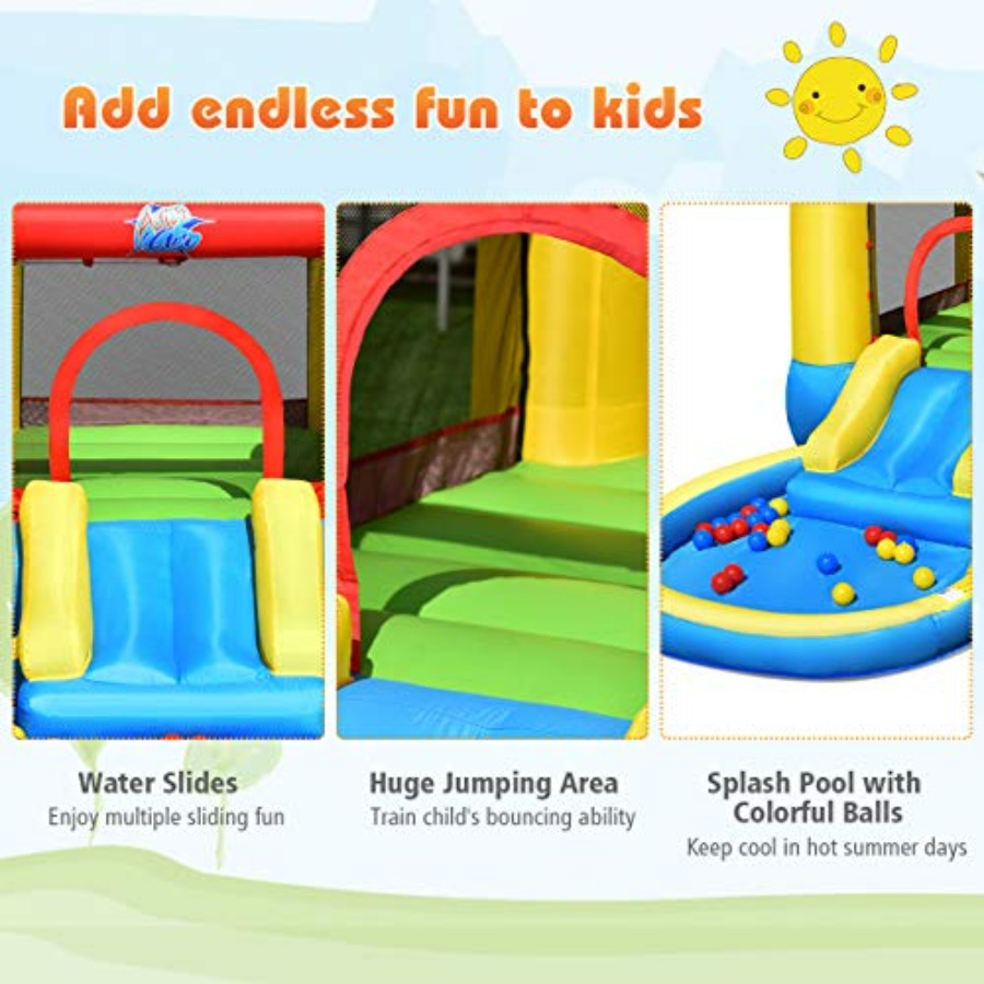 Rumah mainan tiup untuk anak u - Kids Outdoor Bounce House ulasan dan harga