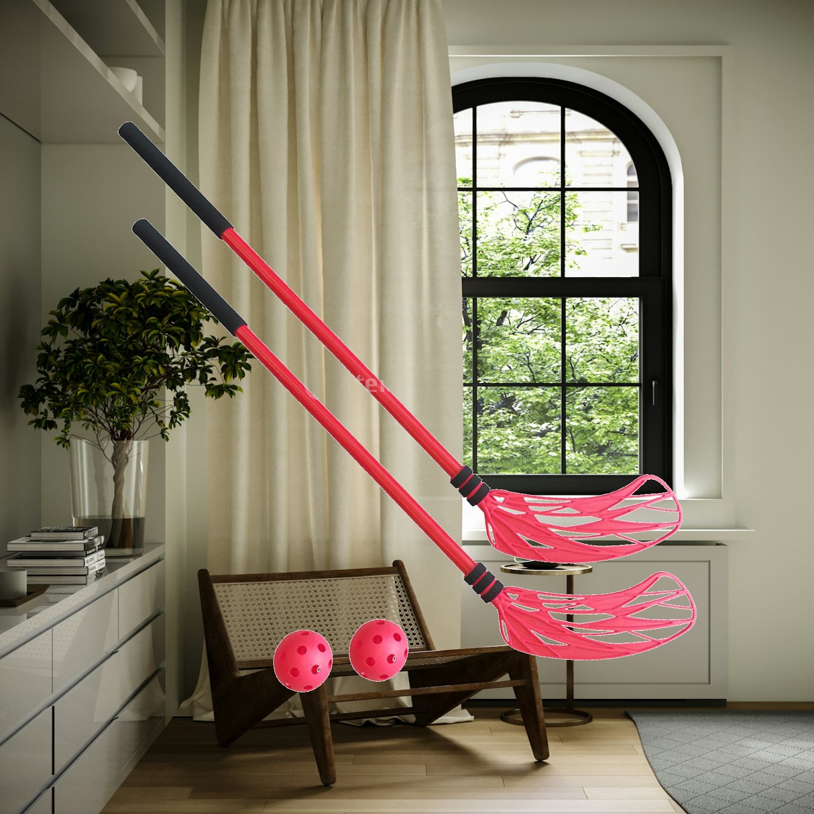 Set Latihan Hoki Lantai Anak-a - Kids Outdoor Hockey Set ulasan dan harga