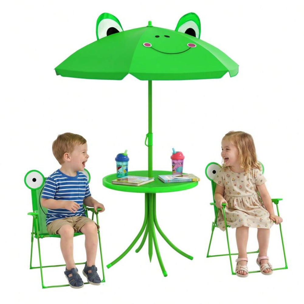 Set Meja dan Kursi Anak untuk  - Kids Outdoor Table With Umbrella ulasan dan harga