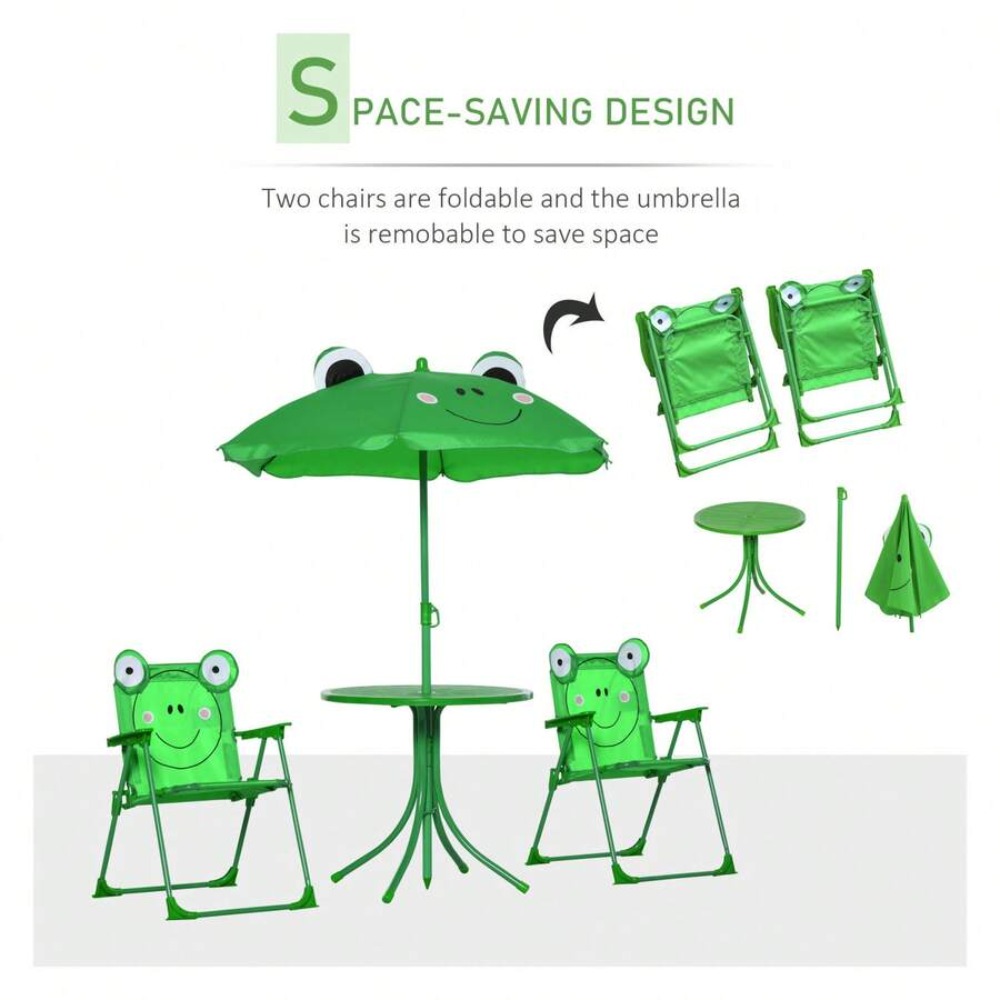 Set Meja dan Kursi Anak untuk  - Kids Outdoor Table With Umbrella ulasan dan harga