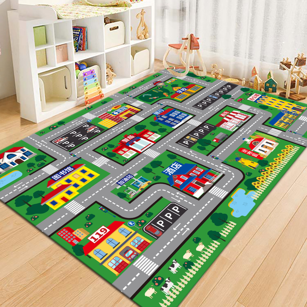 Karpet Bermain Anak Peta Jalan - Kids Outdoor Mat ulasan dan harga