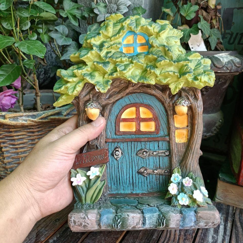 Miniatur Kayu Peri Gnome Desai - Kids Outdoor Fairy Garden ulasan dan harga