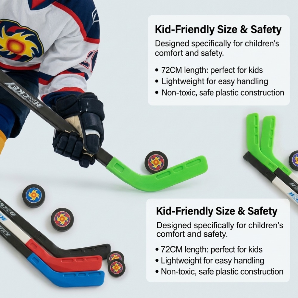 Stik Hoki Plastik 72CM Untuk A - Kids Outdoor Hockey Set ulasan dan harga