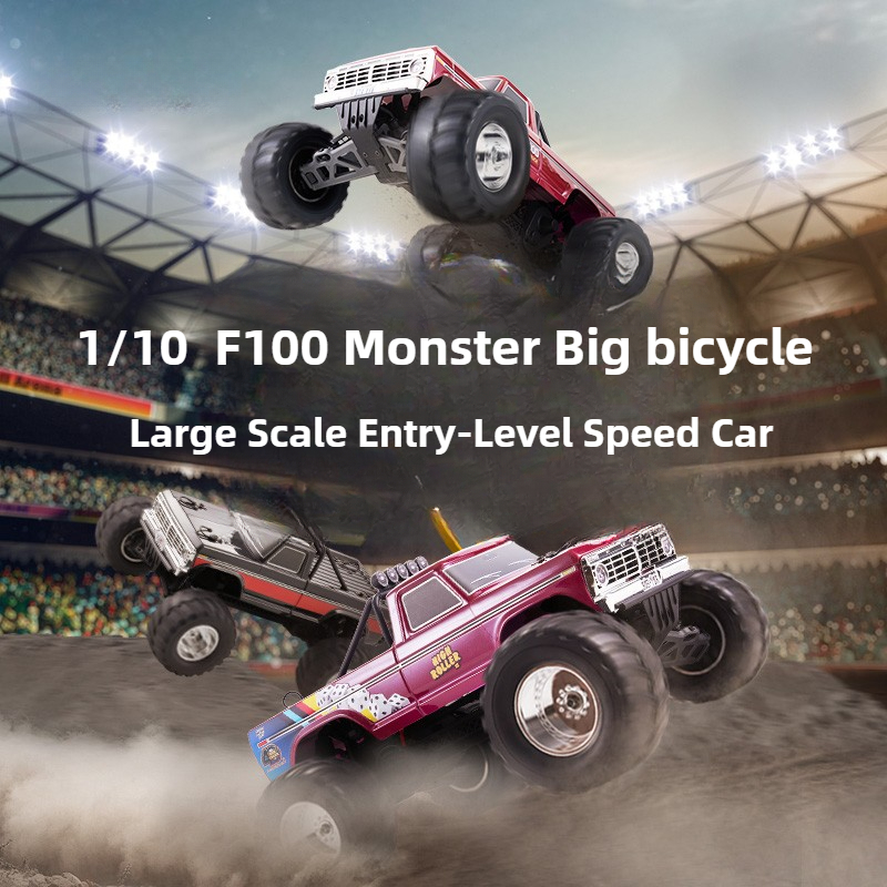 1/10 RC Truk Monster Kecepatan - Kids Outdoor Dirt Toys ulasan dan harga