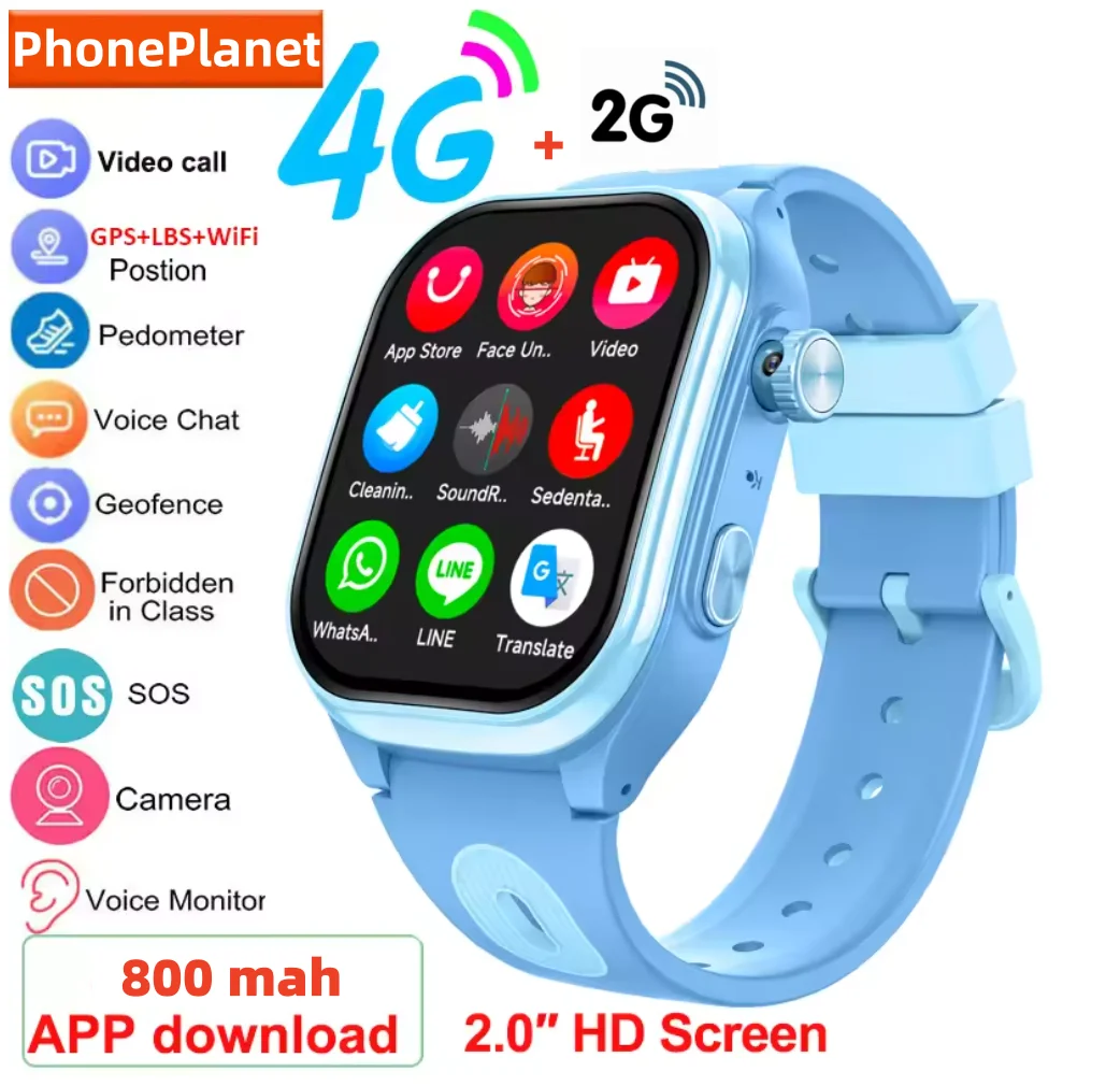 Jam Tangan Pintar Anak 4G, Jam - Kids Outdoor Videos ulasan dan harga