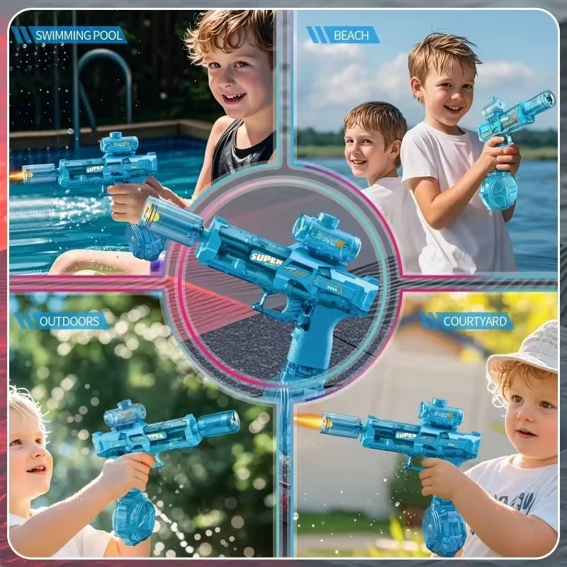 Pistol Air Listrik untuk Dewas - Water Gun Soaker ulasan dan harga