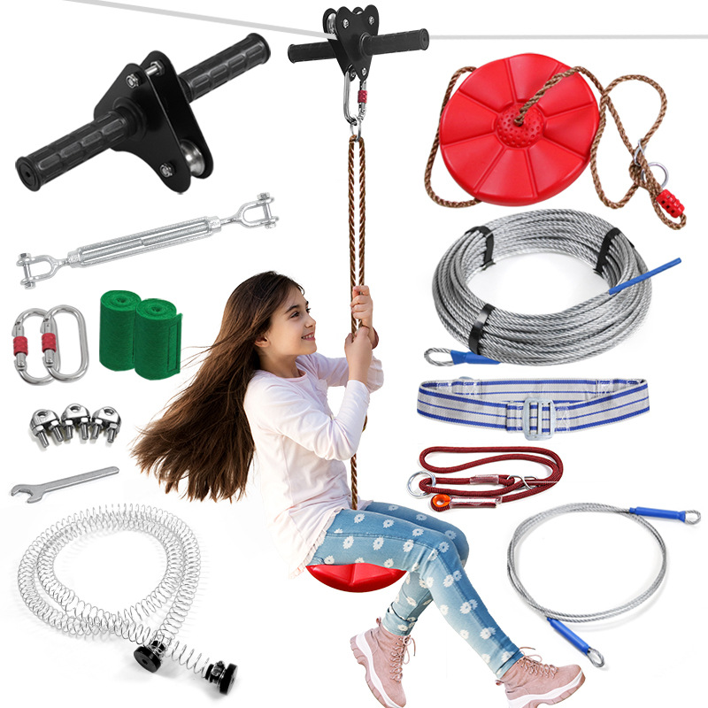 Perlengkapan Zipline Anak deng - Kids Outdoor Zipline ulasan dan harga