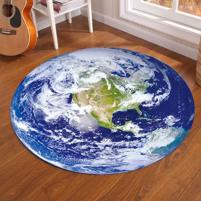 Galaxy Bumi karpet bulat bulan - Kids Outdoor Mat ulasan dan harga