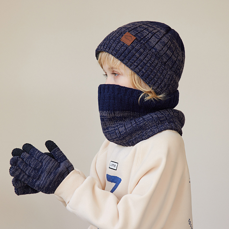 1 Set 4-10Y topi rajut bayi la - Kids Outdoor Gloves ulasan dan harga