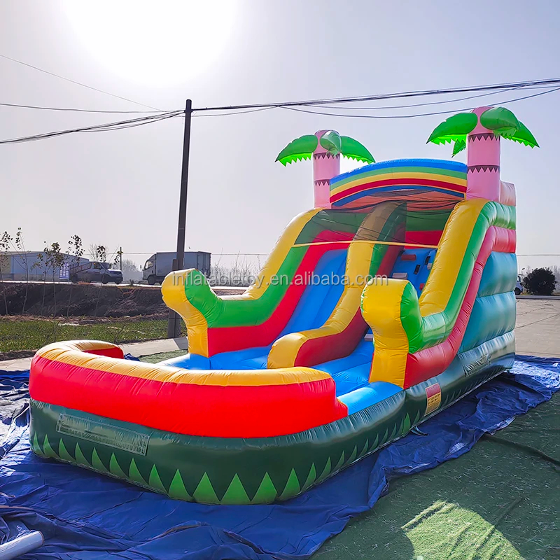 Perosotan Air Tiup PVC Komersi - Kids Outdoor Play ulasan dan harga