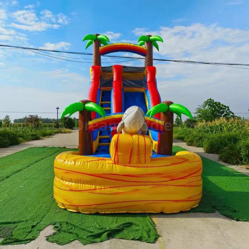 Perosotan Air Tiup PVC Komersi - Kids Outdoor Play ulasan dan harga