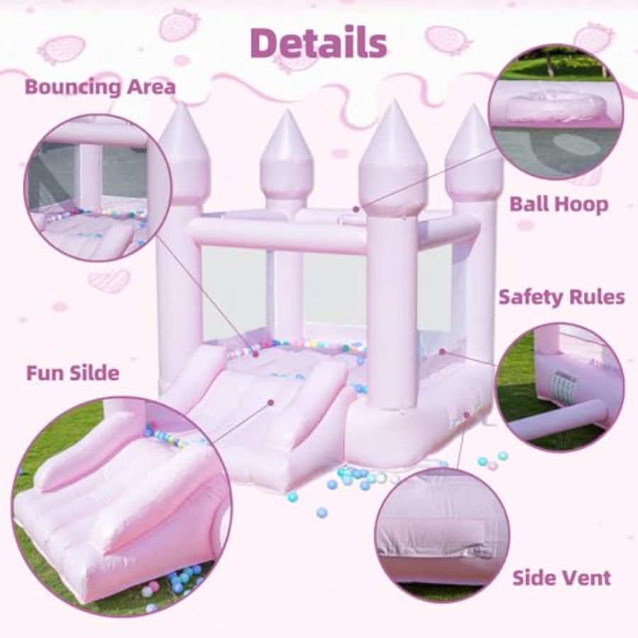 Rumah balon PVC untuk anak-ana - Kids Outdoor Bounce House ulasan dan harga