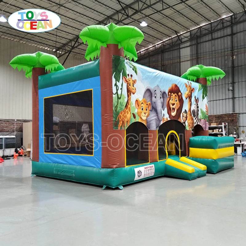 Rumah Loncat Tiup Bertema Huta - Kids Outdoor Bounce House ulasan dan harga