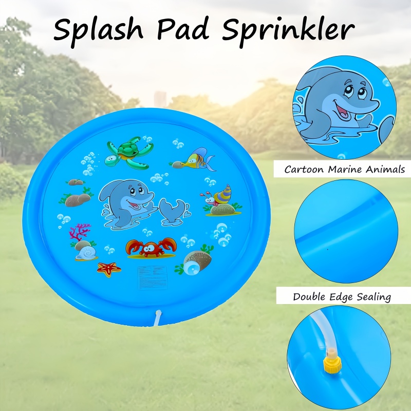 Alas Semprot Air Tiup Pantai 1 - Kids Outdoor Mat ulasan dan harga