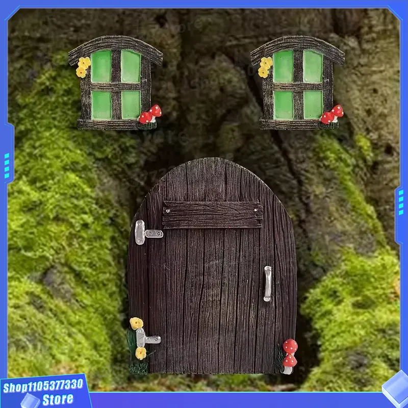 Patung Pintu Peri Miniatur den - Kids Outdoor Fairy Garden ulasan dan harga