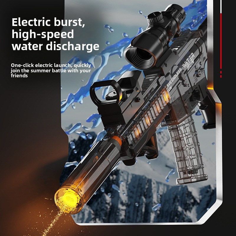 Senapan Air Listrik M416 Tekan - Water Gun Soaker ulasan dan harga